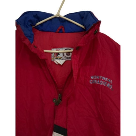 Montreal Canadiens NHL Vintage Winter Jacket Newface Size  XL - 90s Retro - Picture 4 of 7